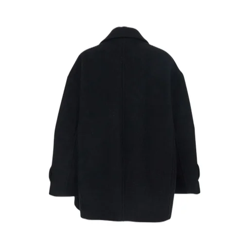 Pinko Double-Breasted Short Pea Coat