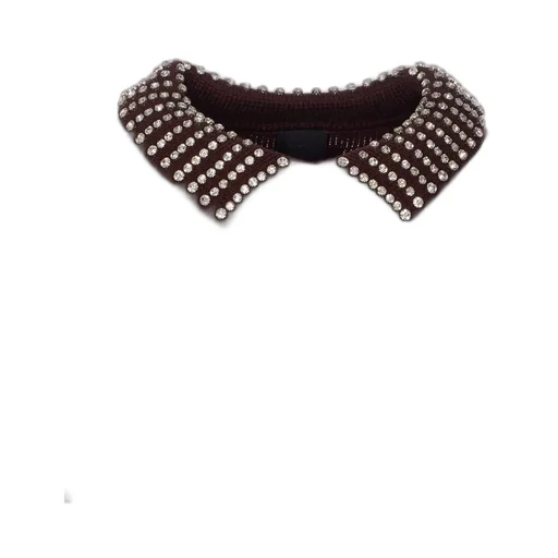 Pinko Embellished Collar Knitted Jumper