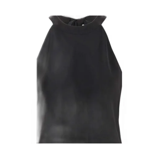 Pinko Bow Detailed Satin Georgette Top