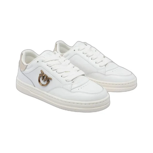 Pinko Logo-Plaque Lace-Up Sneakers