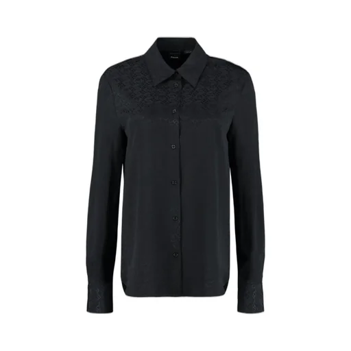 Pinko Button-Up Satin Shirt