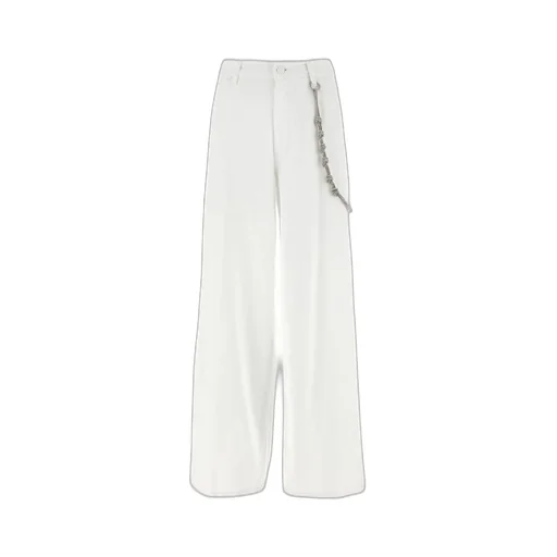 Pinko Chain Loose Wide-Leg Pants