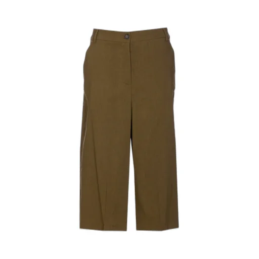 Pinko High Waist Wide-Leg Shorts