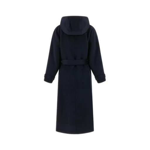 Pinko Belted Hooded Coat