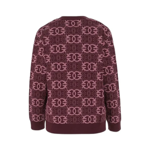 Pinko Love Birds Intarsia Knitted Cardigan