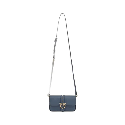 Pinko Love Birds Foldover Top Shoulder Bag