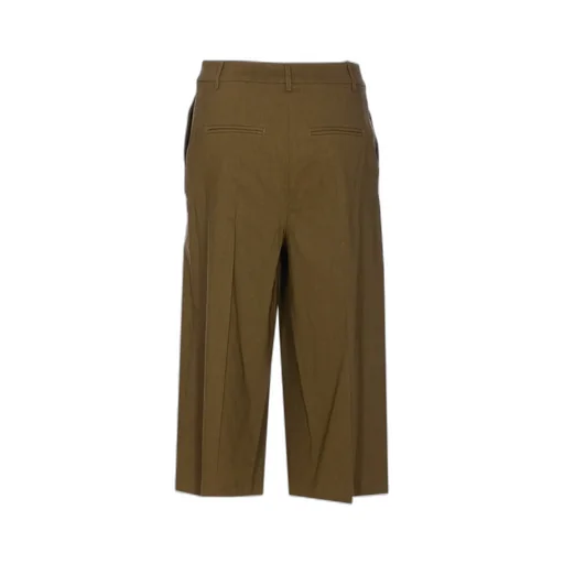 Pinko High Waist Wide-Leg Shorts