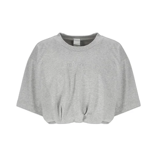 Pinko Torrone Cropped Jersey T-Shirt