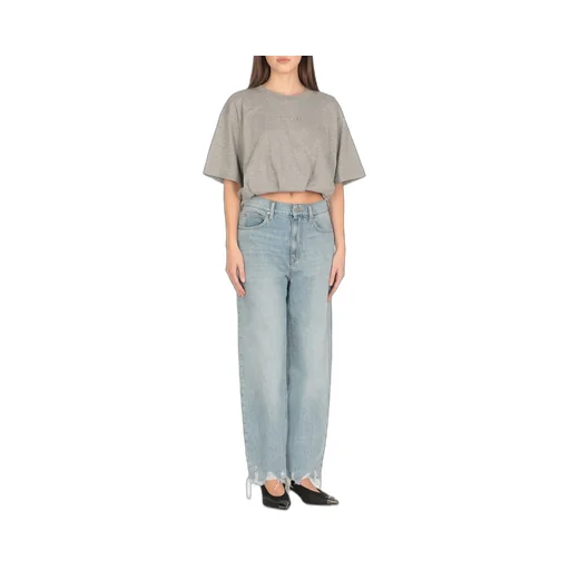 Pinko Torrone Cropped Jersey T-Shirt