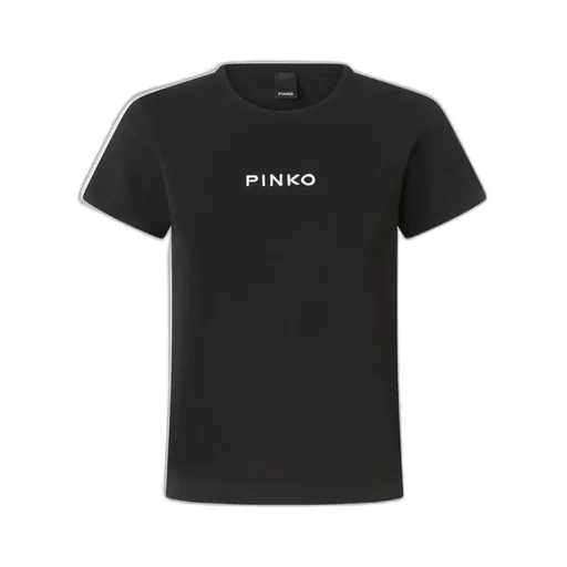 Pinko Intenso Logo Embroidered Short-Sleeved T-Shirt