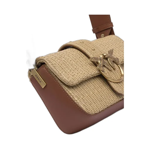 Pinko Love One Foldover Crossbody Bag