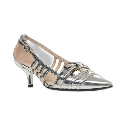 Pinko Gloria Mirror-Finish Slingback Pumps