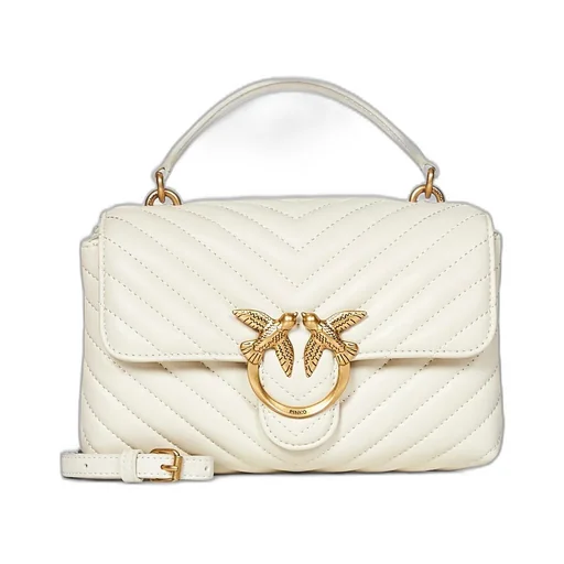Pinko Lady Love Puff Chevron Mini Crossbody Bag