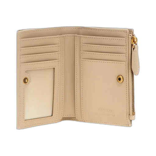 Pinko Love Compact Logo Plaque Small Wallet