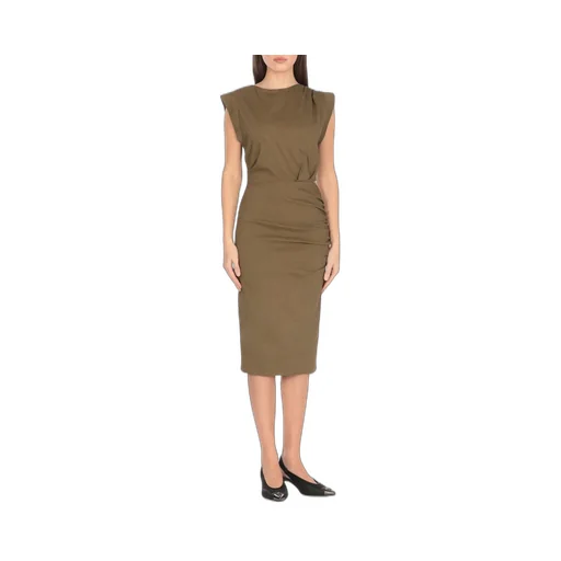 Pinko Cielo Buttoned Sleeveless Dress