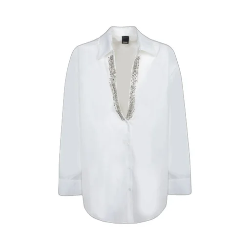 Pinko Capirai Embellished V-Neck Shirt