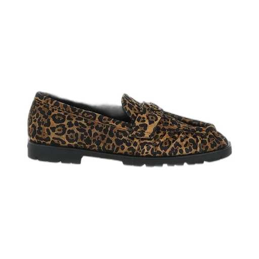 Pinko Leopard Flat Loafers