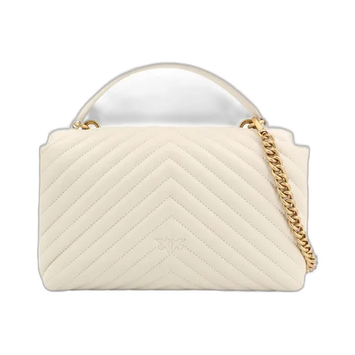 Pinko Classic Lady Love Chevron Puffer Tote Bag