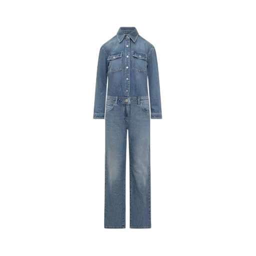 Pinko Long Denim Overalls