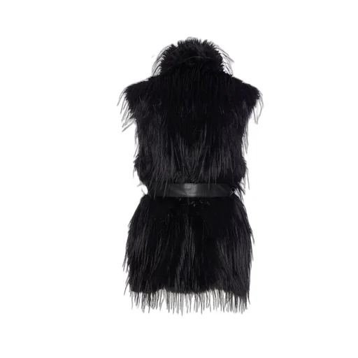Pinko High-Neck Belted Gilet