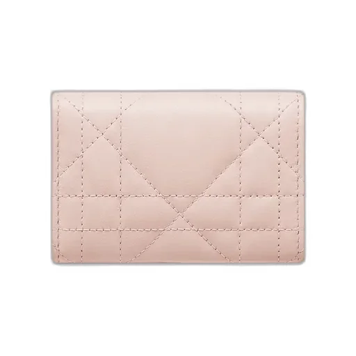 Dior Caro Glycine Wallet With Crystals