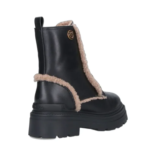 Pinko Round-Toe Zipped Boots