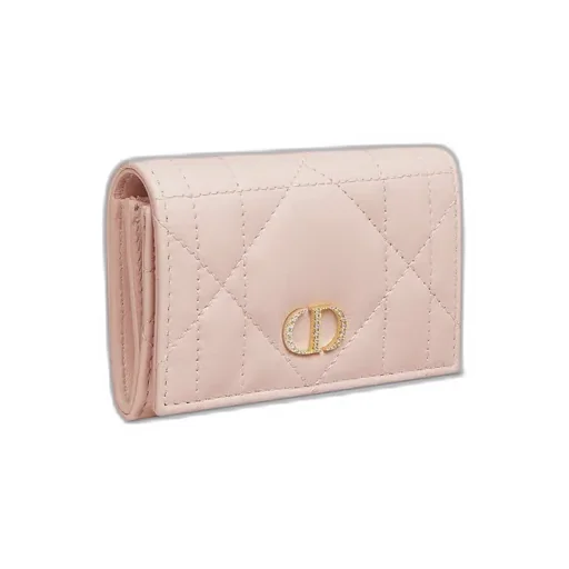 Dior Caro Glycine Wallet With Crystals
