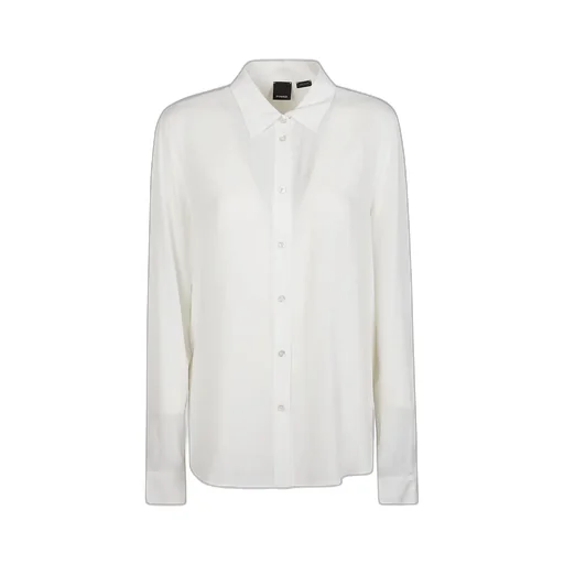 Pinko High-Low Hem Buttoned Shirt