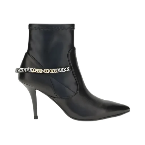 Pinko Chain-Detailed Ankle Boots