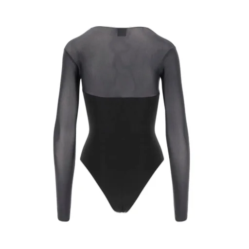 Pinko Long-Sleeved Sheer Bodysuit