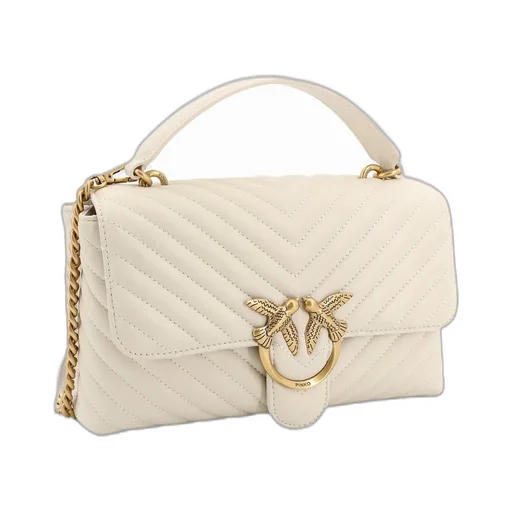 Pinko Classic Lady Love Chevron Puffer Tote Bag