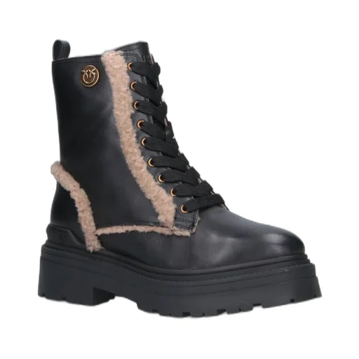 Pinko Round-Toe Zipped Boots