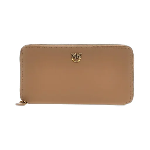 Pinko Ryder Zip-Around Leather Purse