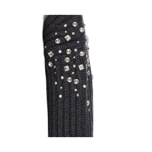 Pinko Embellished Zip-Up Knit Jacket