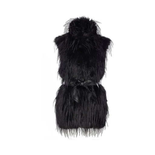 Pinko High-Neck Belted Gilet