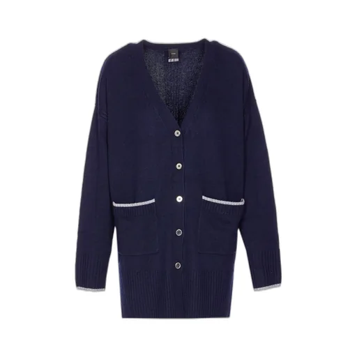 Pinko V-Neck Button-Up Cardigan