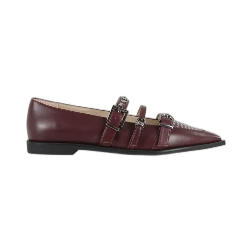 Pinko Embellished Pointed-Toe Flat-Shoes