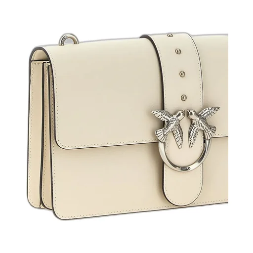 Pinko Logo Plaque Chain Linked Crossbody Bag