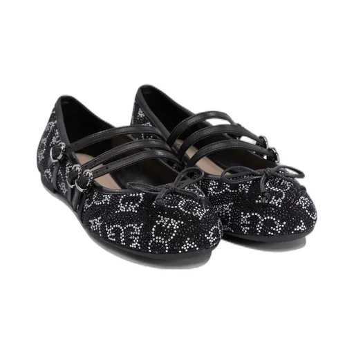 Pinko Embellished Bow Ballet Flats