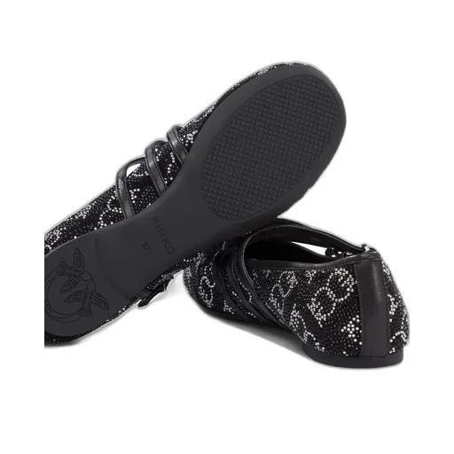 Pinko Embellished Bow Ballet Flats