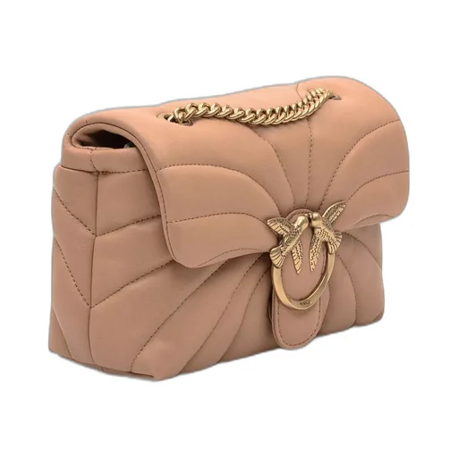 Pinko Love Puff Chain Linked Mini Shoulder Bag