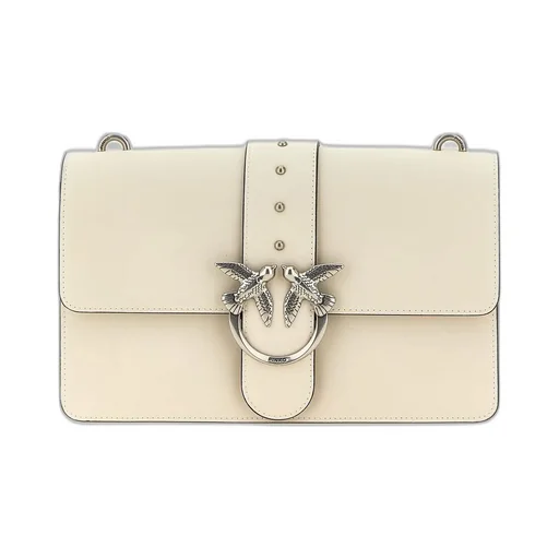 Pinko Logo Plaque Chain Linked Crossbody Bag