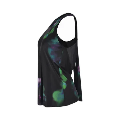Pinko Talange Floral-Printed Sleeveless Satin Top
