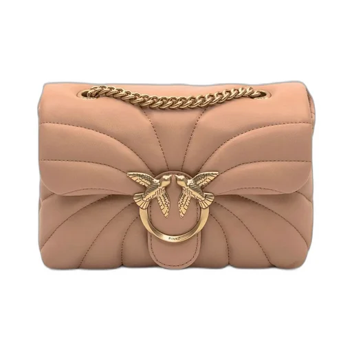 Pinko Love Puff Chain Linked Mini Shoulder Bag