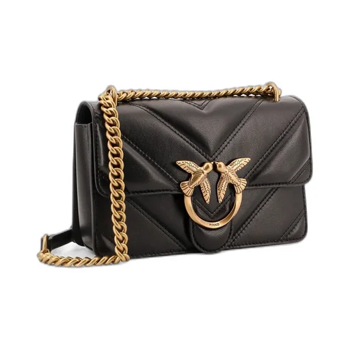 Pinko Love One Chain Linked Mini Crossbody Bag