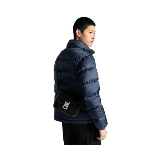 Small Saddle Messenger Bag With Flap