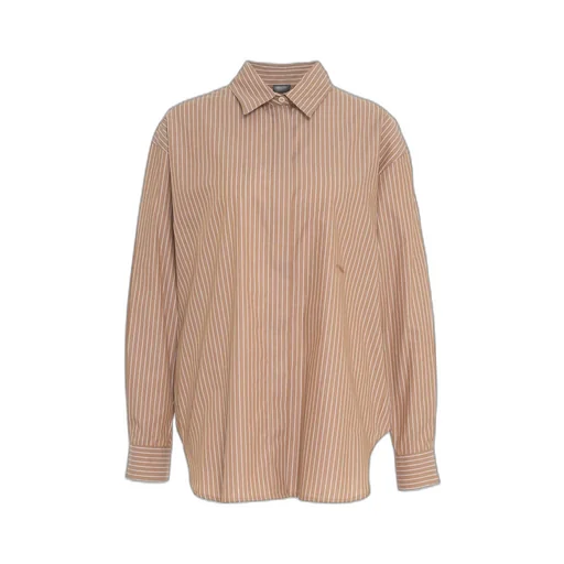 Pinko Oversized Striped Poplin Shirt