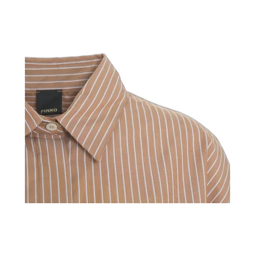 Pinko Oversized Striped Poplin Shirt