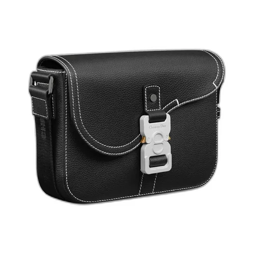 Small Saddle Messenger Bag With Flap