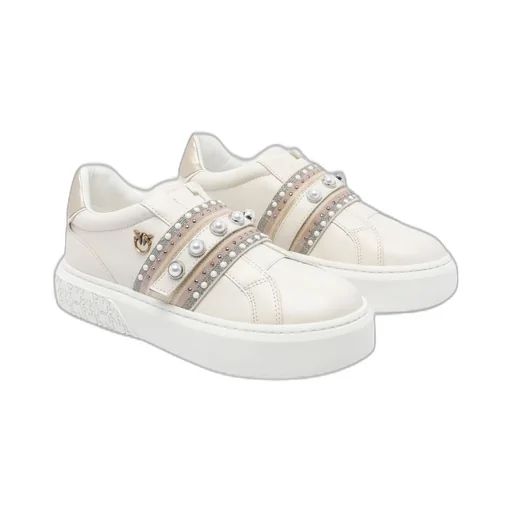 Pinko Embellished Low-Top Sneakers